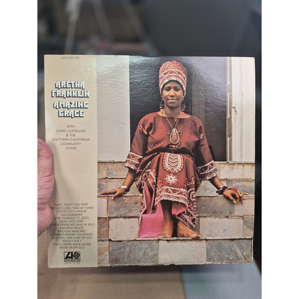 Aretha Franklin Amazing Grace Vinyl 2 LP 1972 Atlantic SD 2-906 Gospel Soul